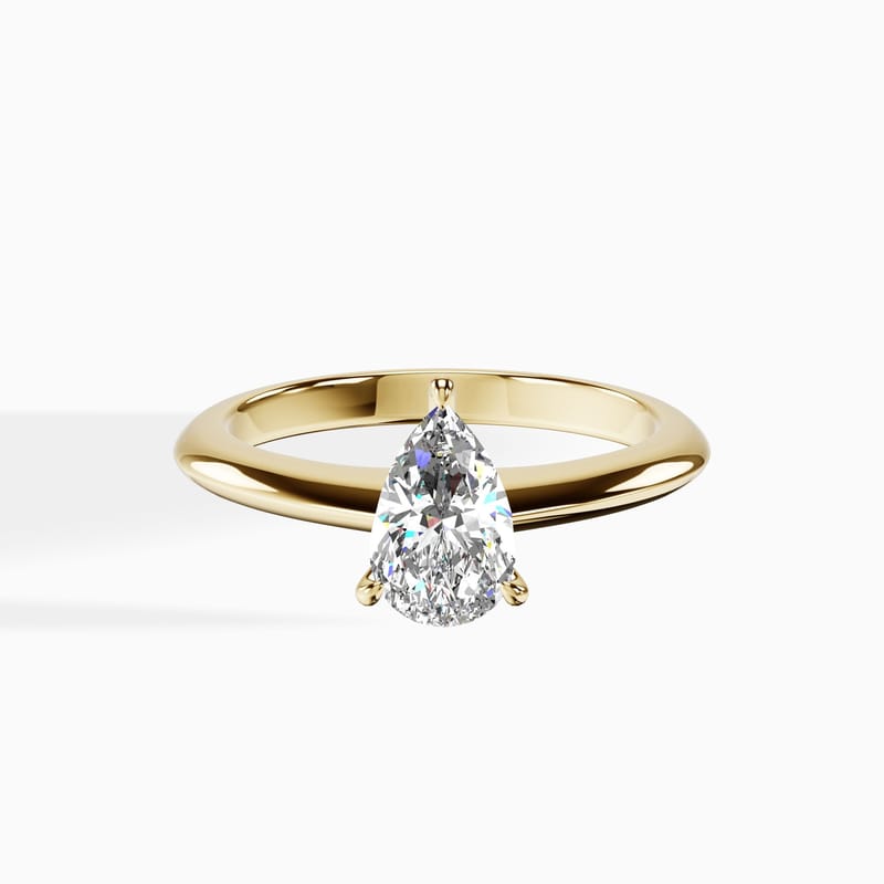 3 Prong Pear Ring