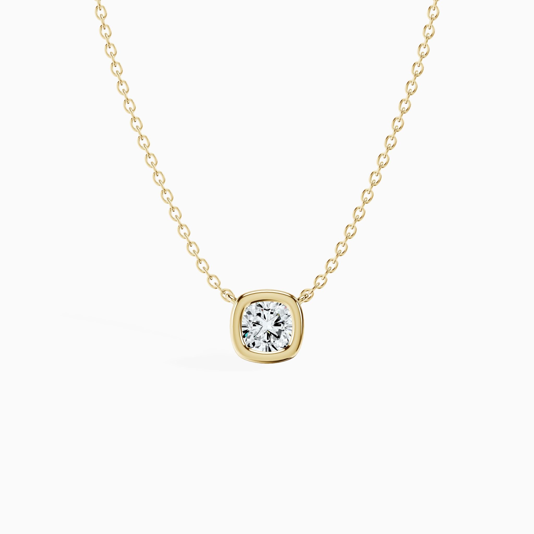 Bezel Cushion Pendant