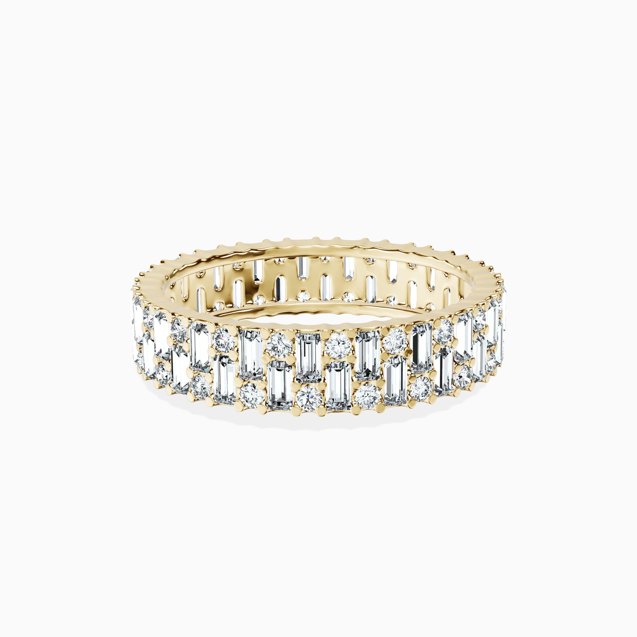 Baguette & Round Band