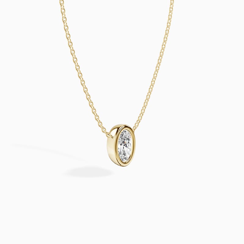 Bezel Oval Pendant