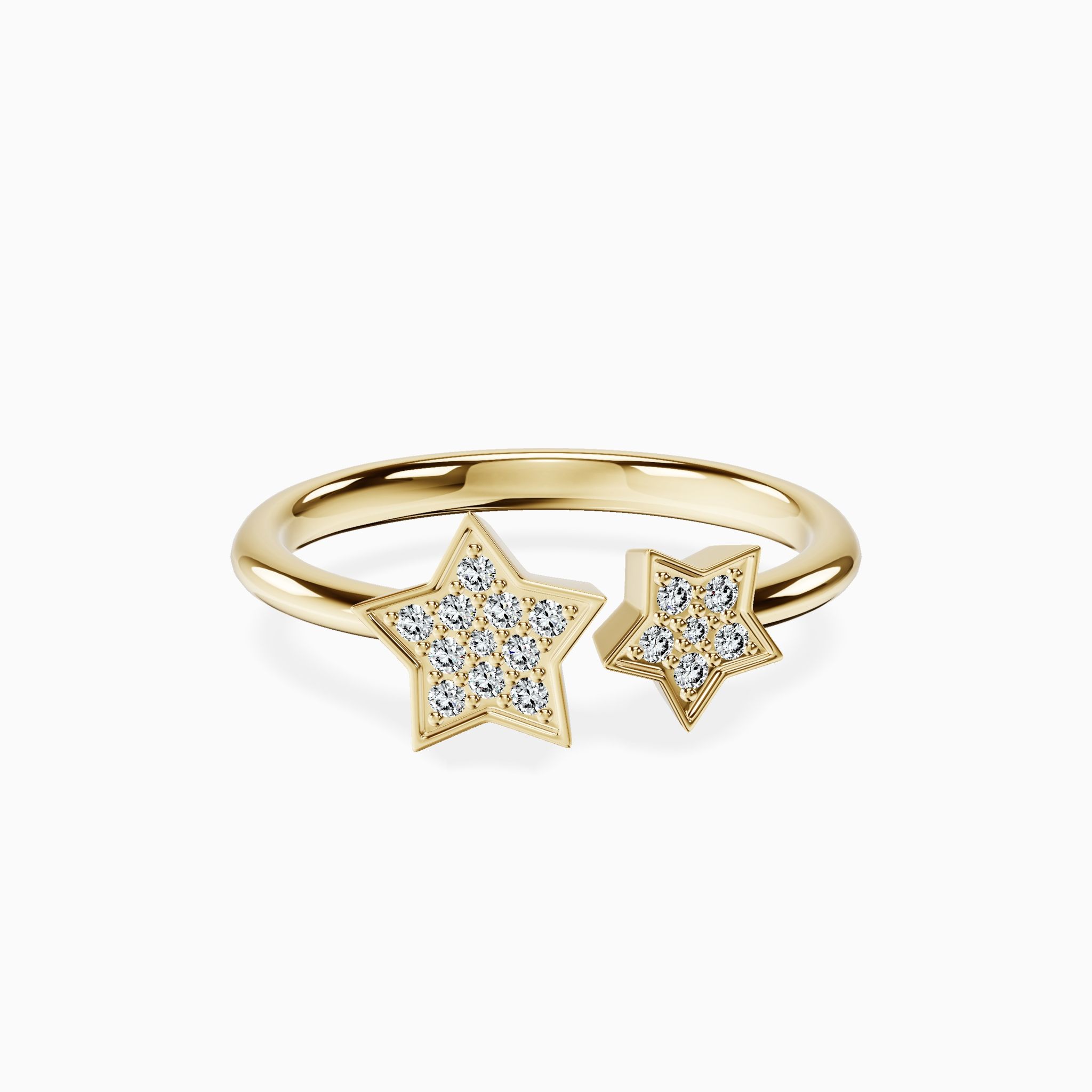 Twin Stars Ring