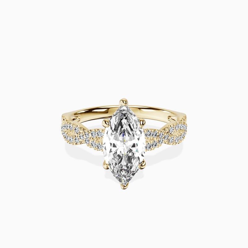 Infinity Marquise Ring