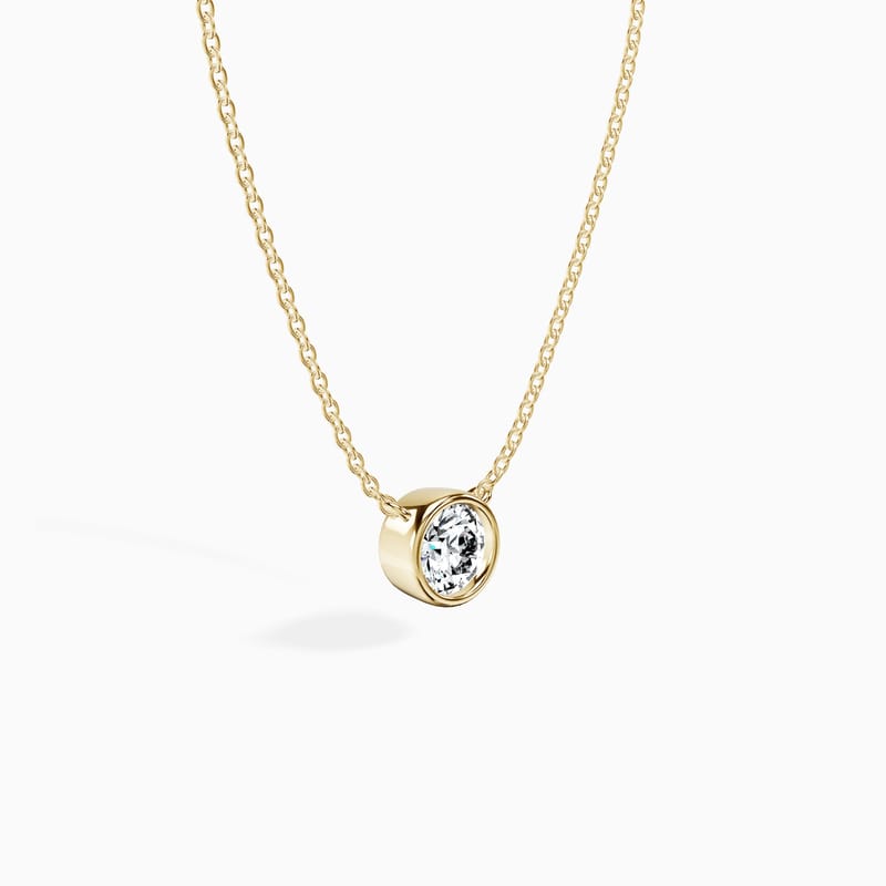 Bezel Round Pendant