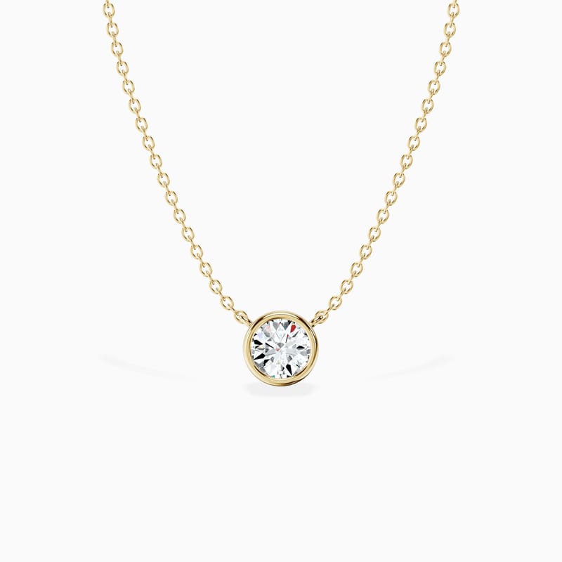 Bezel Round Pendant