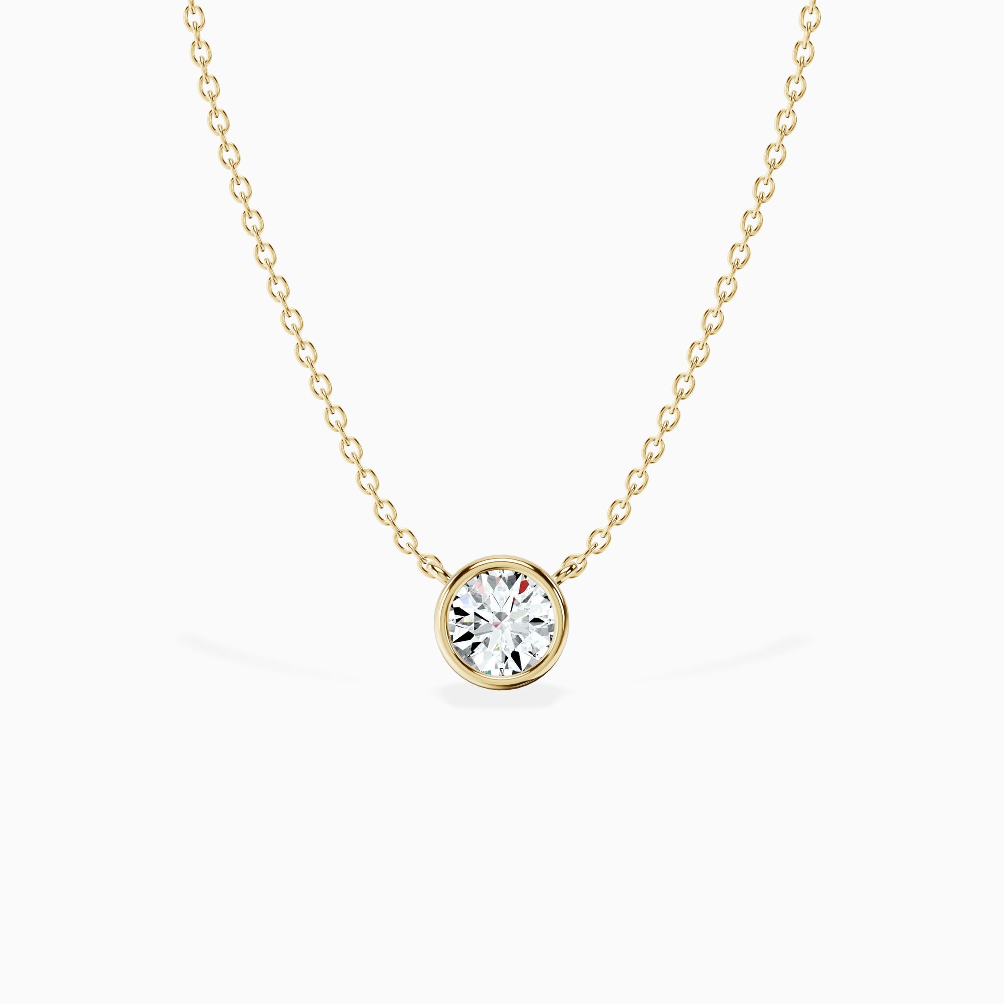 Bezel Round Pendant