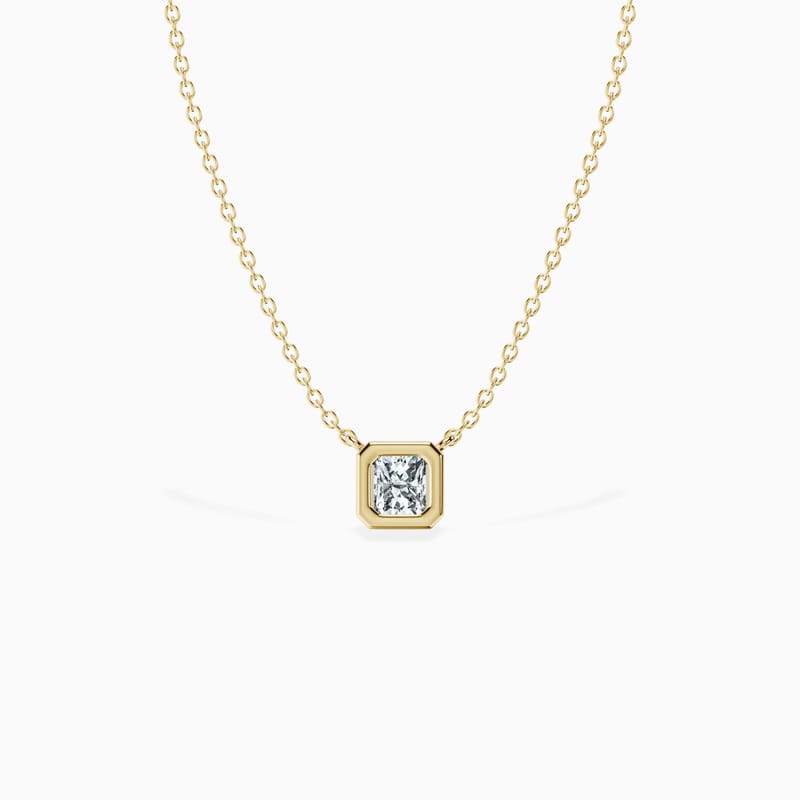 Bezel Asscher Pendant