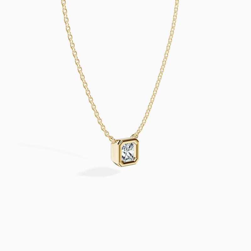 Bezel Asscher Pendant