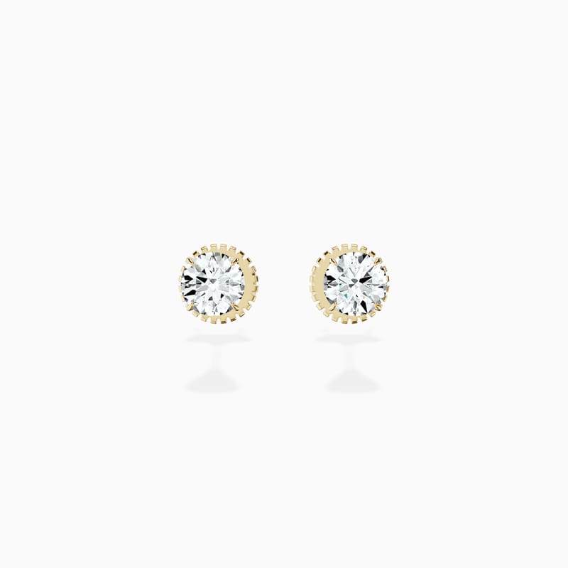 Martini 4 Prong  Round Studs