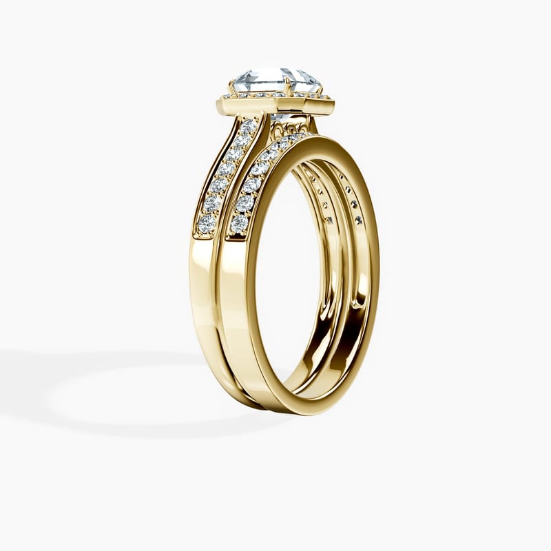 Asscher Promise Ring