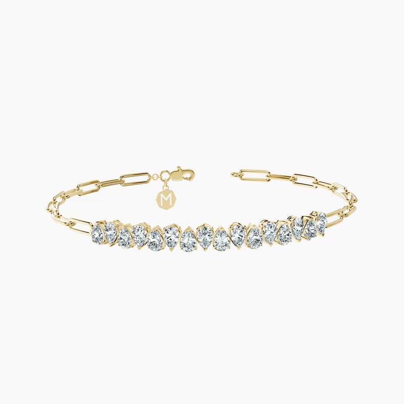 Pear Semi Tennis Bracelet