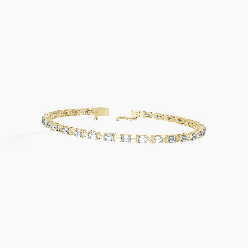 Emerald Link Tennis Bracelet