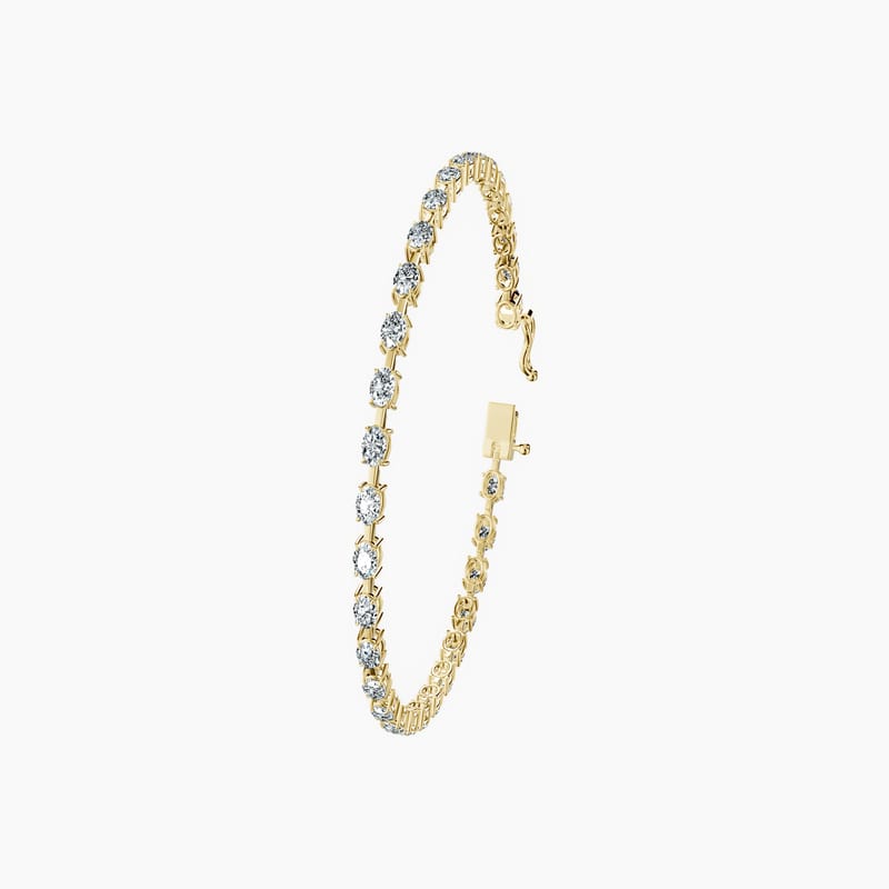 Oval Link Tennis Bracelet