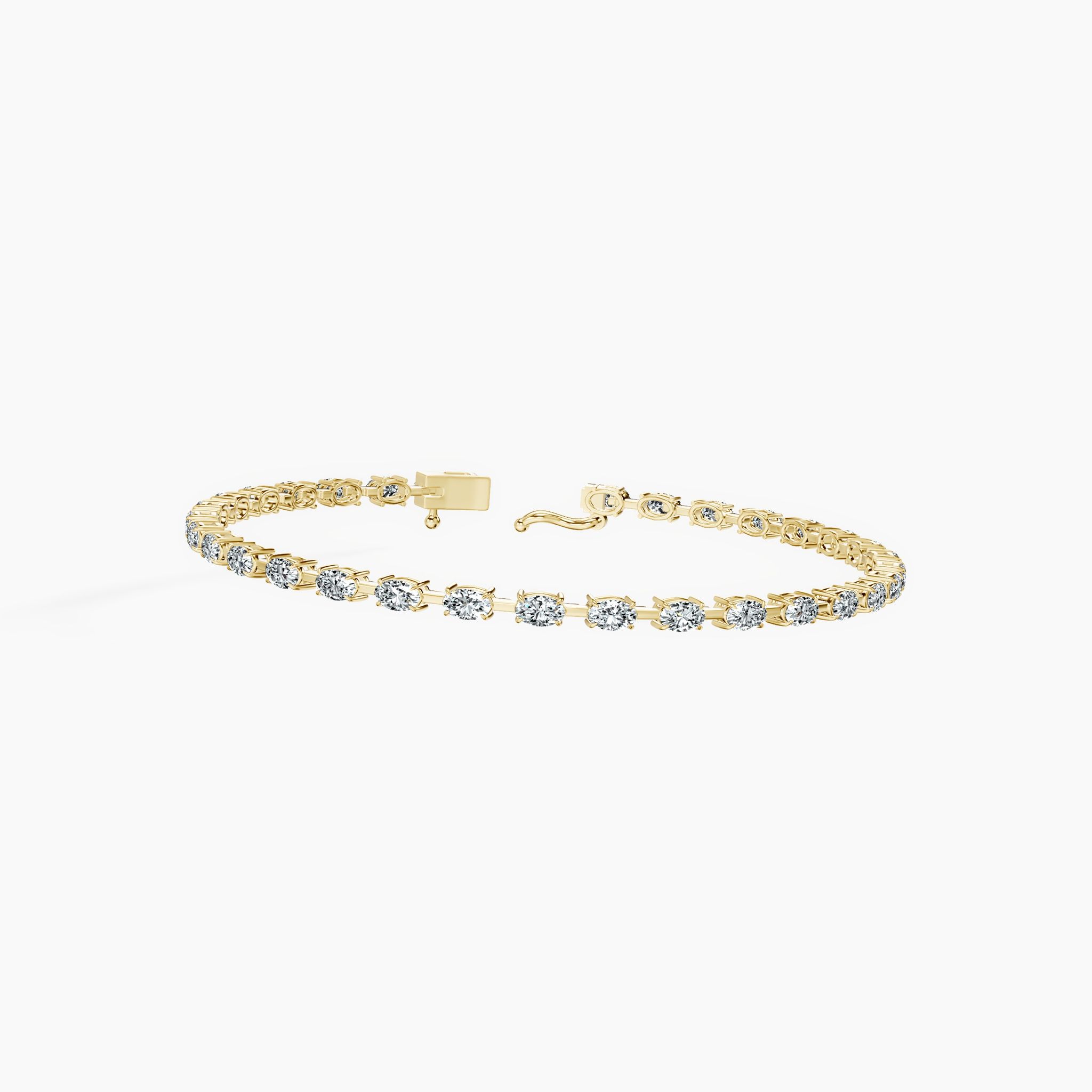 Oval Link Tennis Bracelet