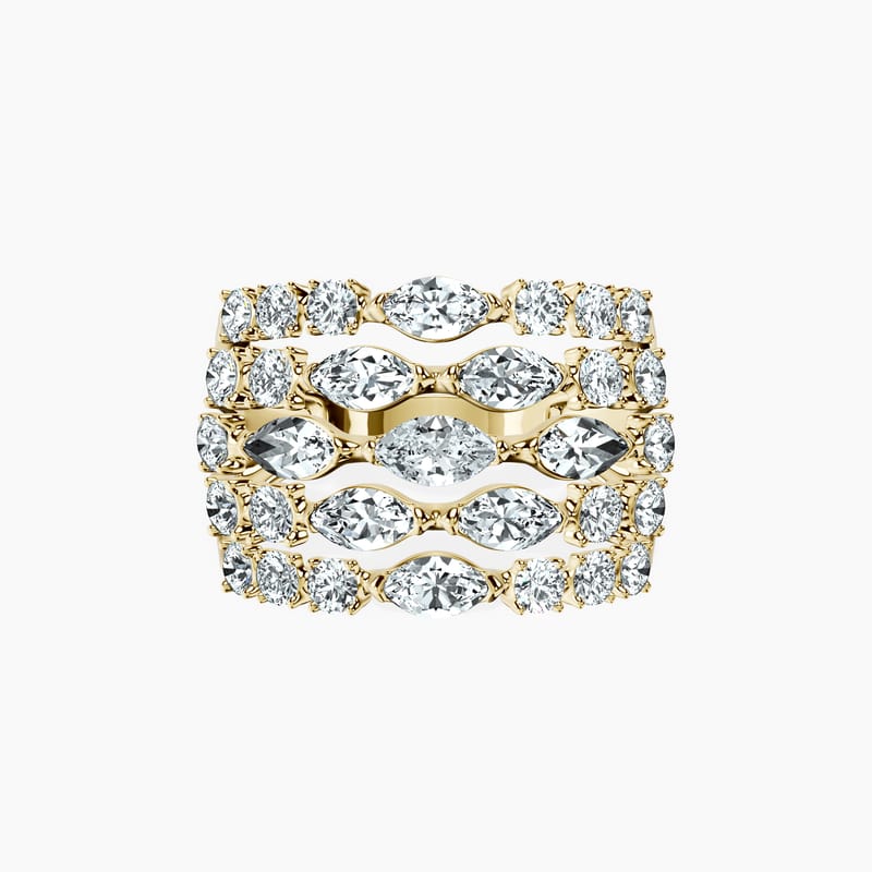 Cascade Marquise Ring