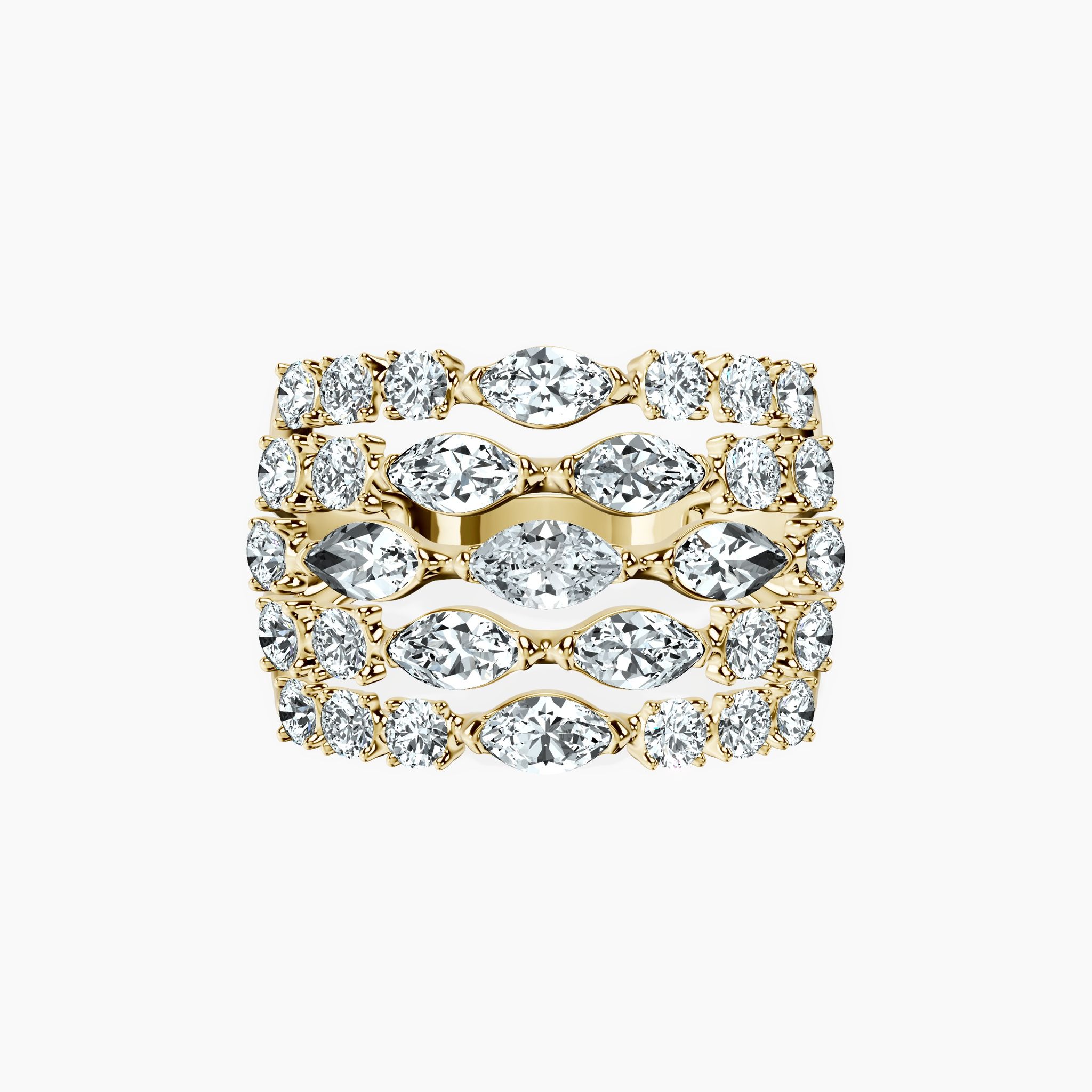 Cascade Marquise Ring