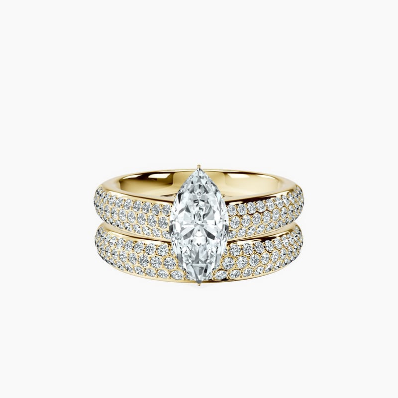 Petite Aurora Marquise Ring