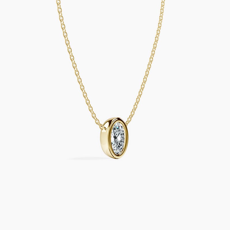 Bezel Oval Pendant