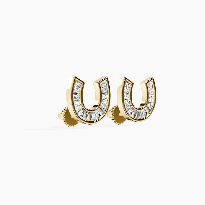 Lucky Horseshoe Studs