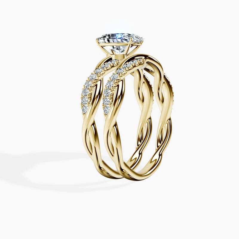 Entwined Oval Ring