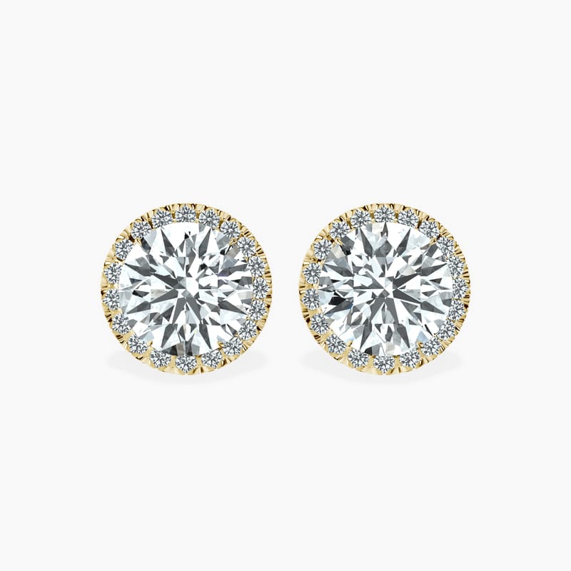 Timeless Halo Round Studs